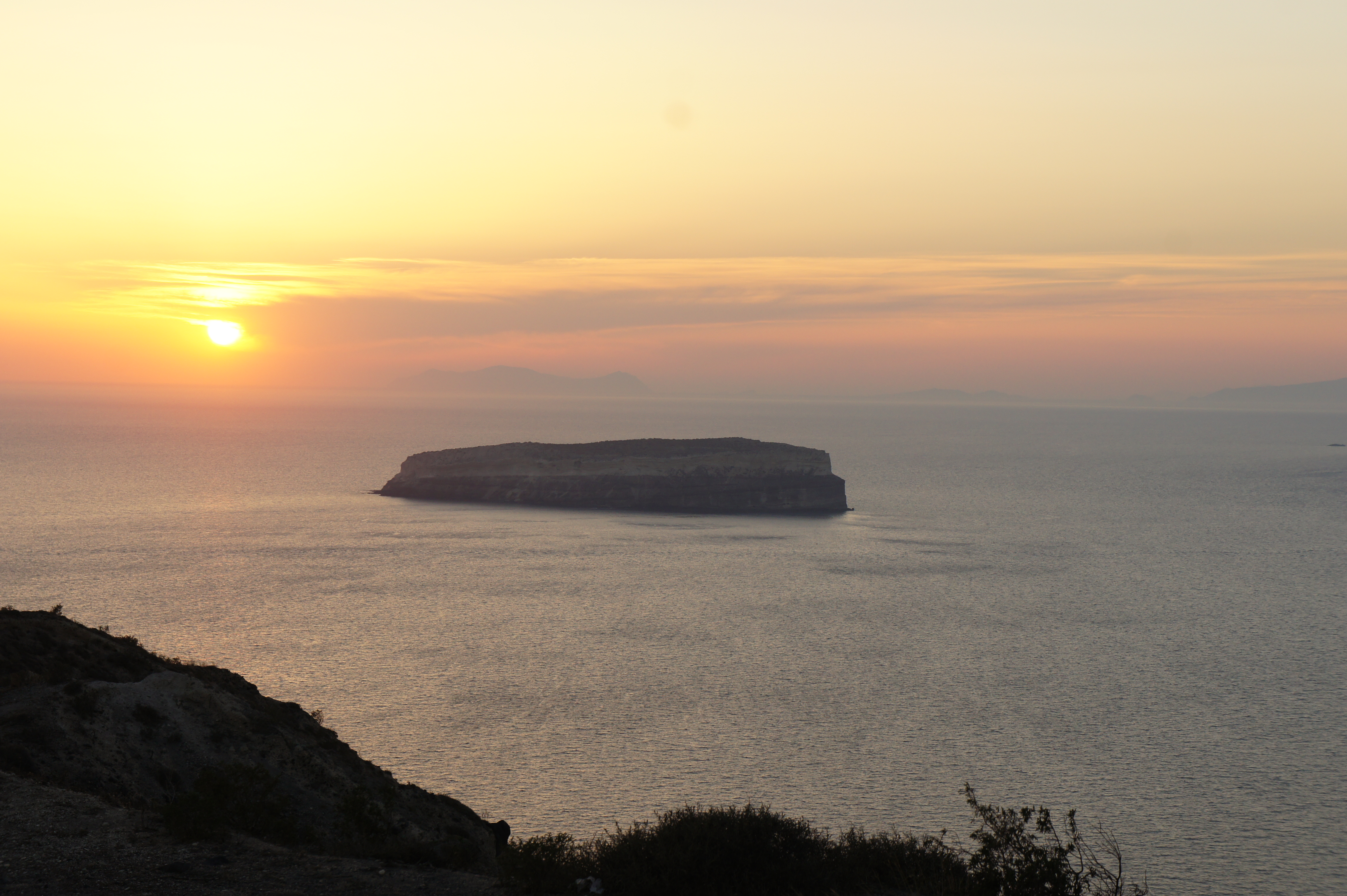 Sunset in Akrotiri