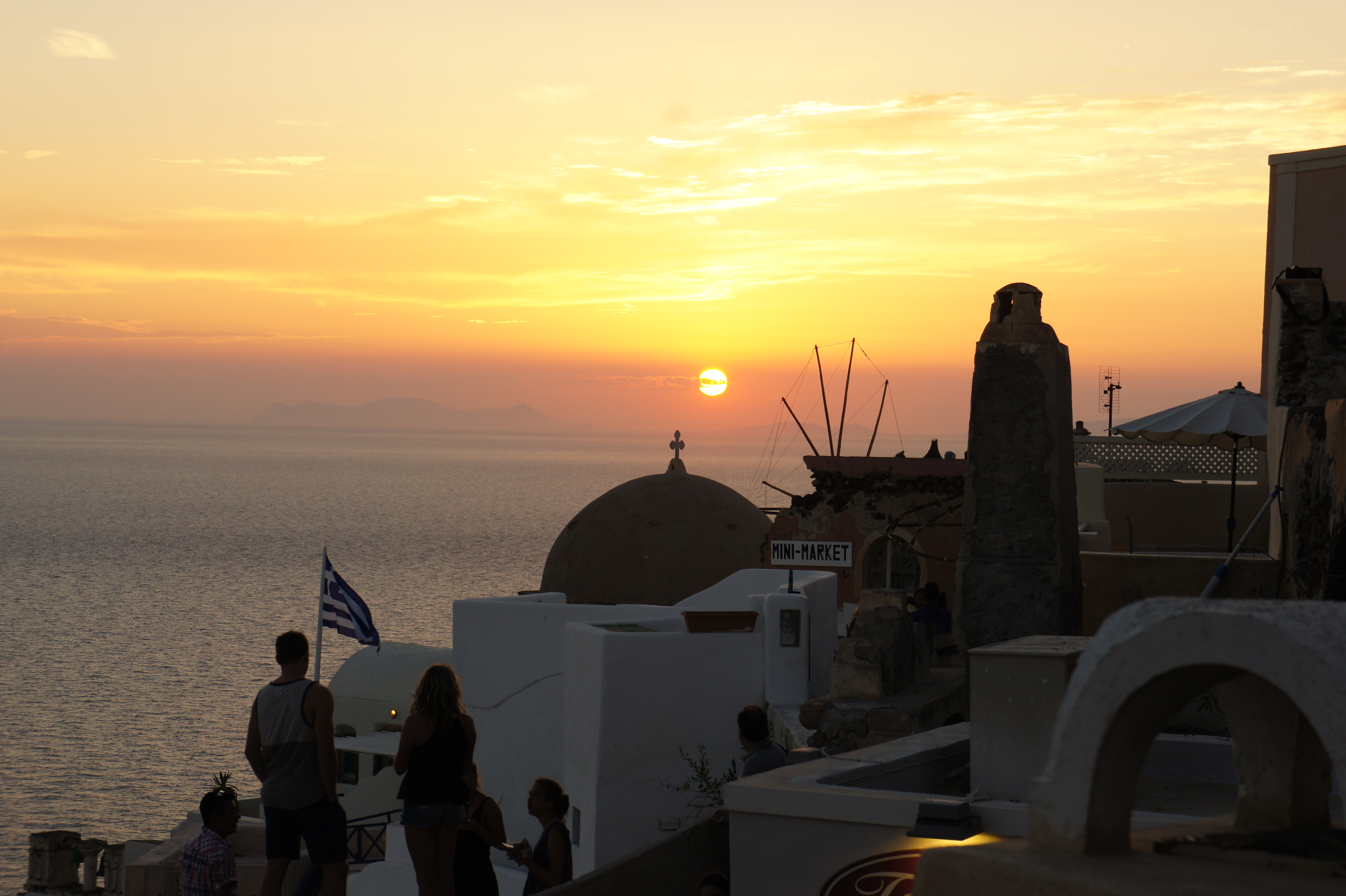 Sunset in Oia