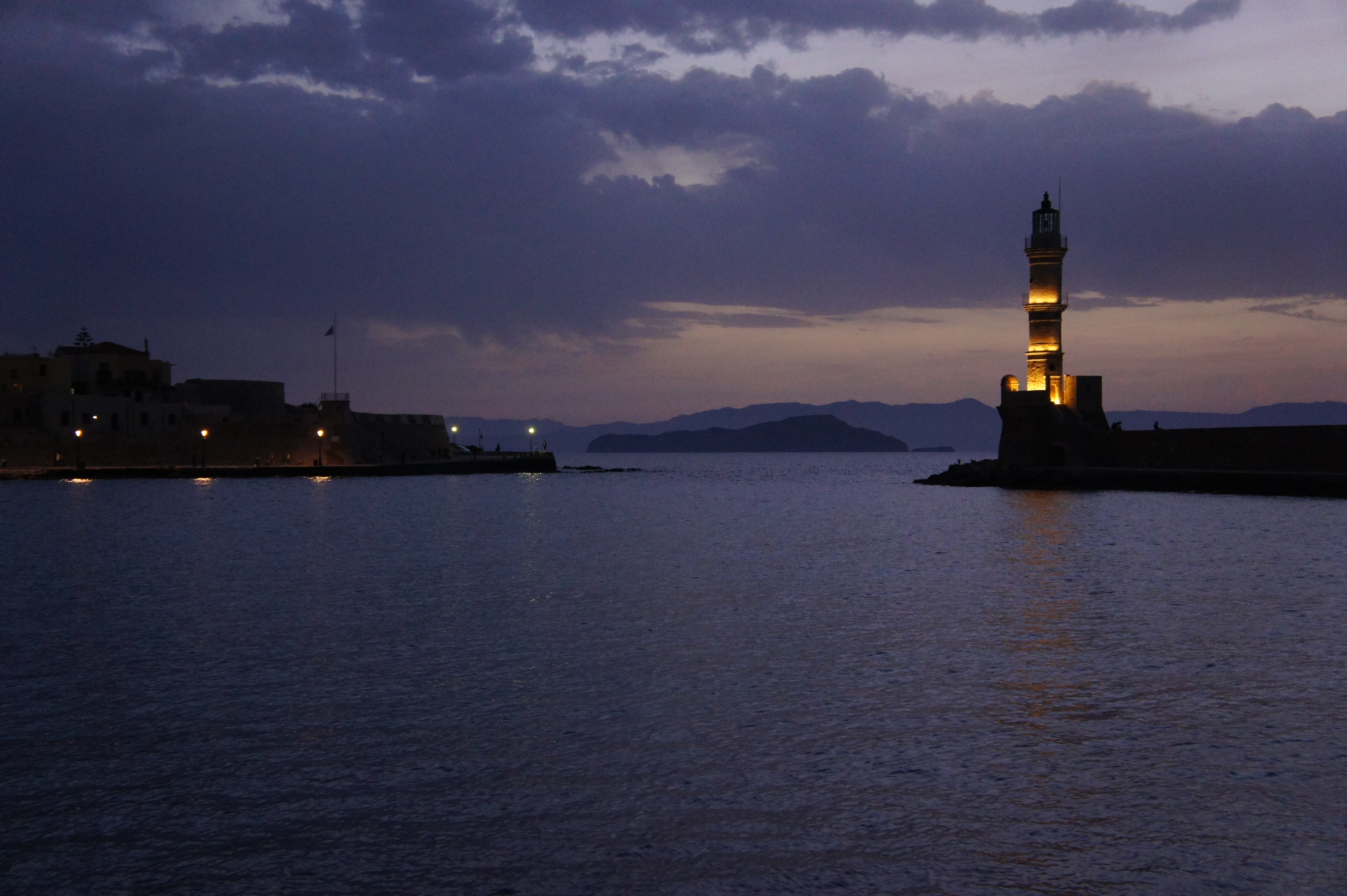 The lighthouse of Chania