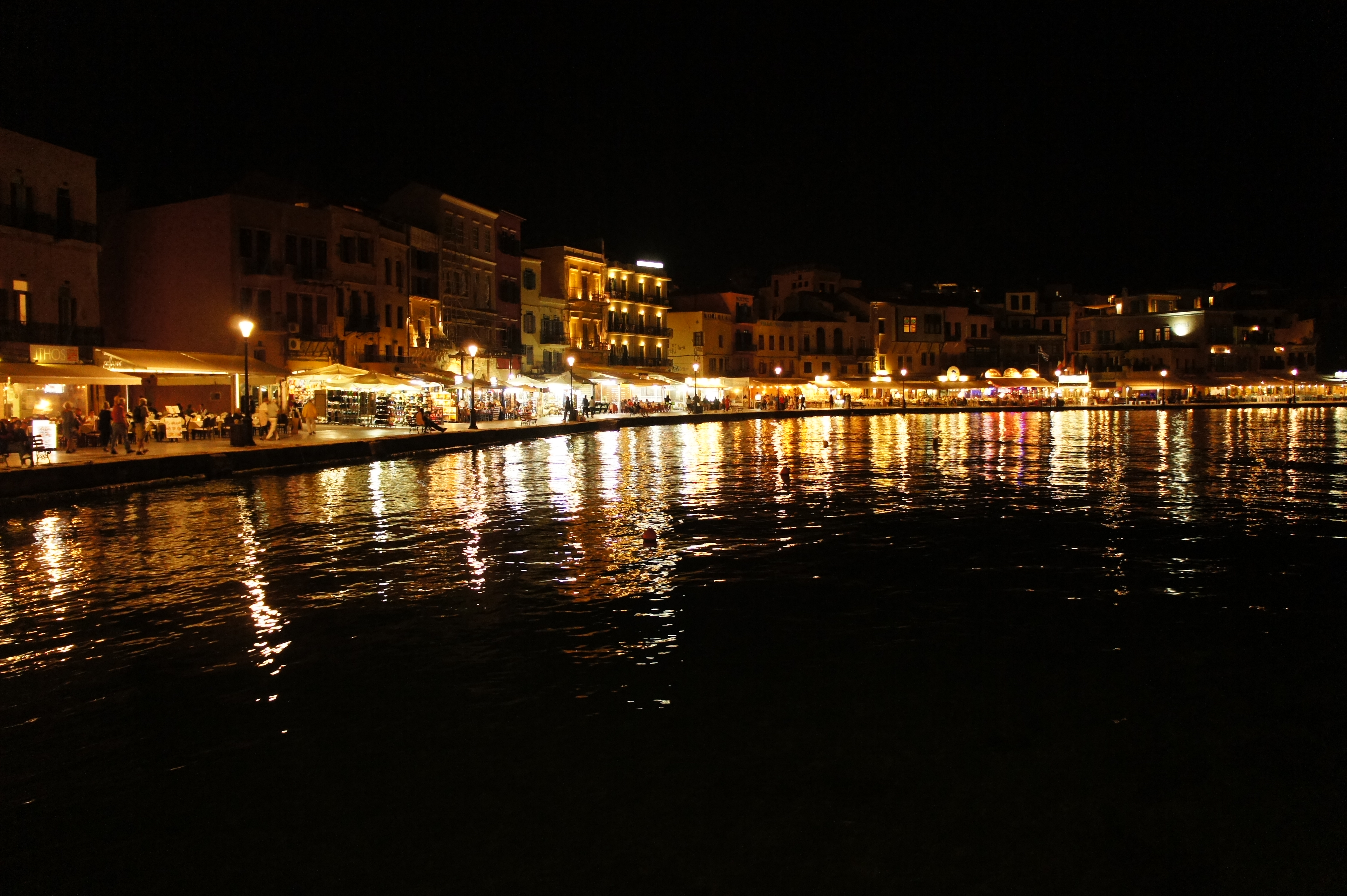 Chania at night
