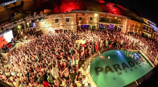 Paradise night club ([Image source](https://www.tripadvisor.co.uk/LocationPhotoDirectLink-g662620-d8004953-i171768362-Paradise_Club-Mykonos_Town_Mykonos_Cyclades_South_Aegean.html))